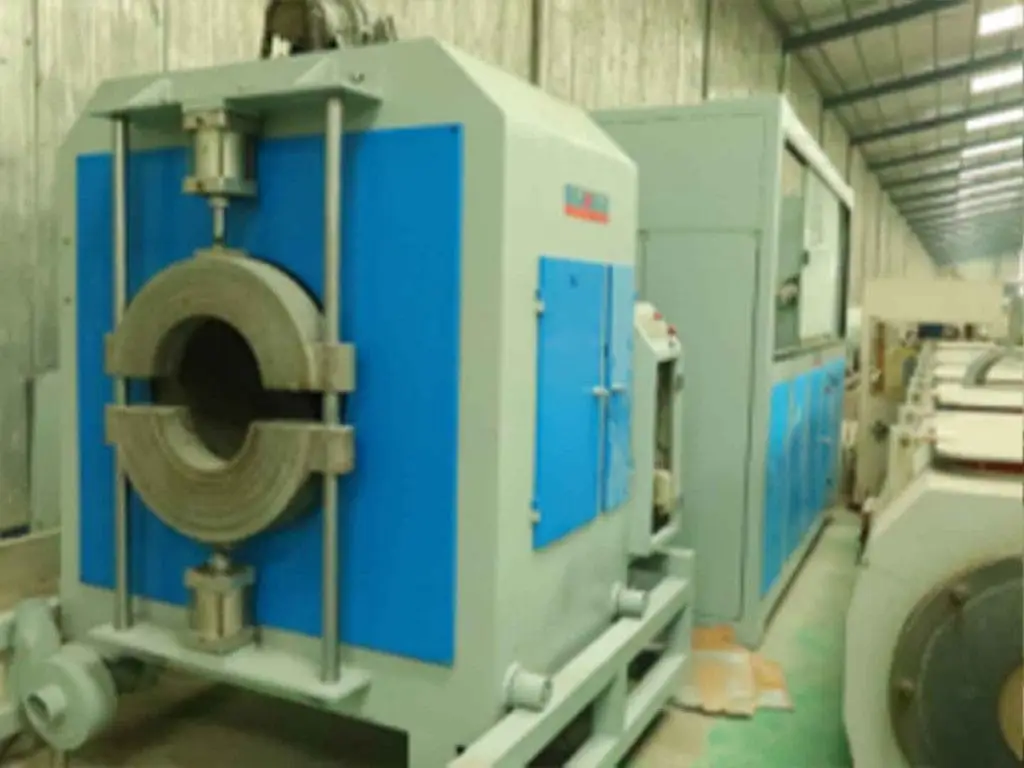 PE pipe production line